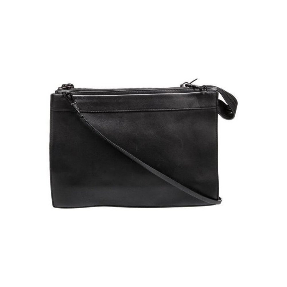 3.1 Phillip Lim Black Leather Zip Crossbody Bag